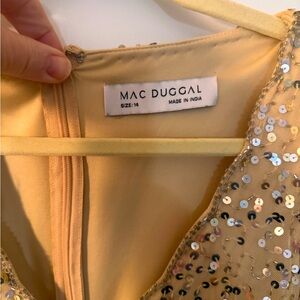 Mac Duggal Sequined Gown Size 14